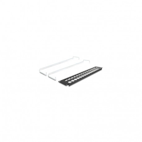 DeLOCK 19″ D-Type Patch Panel with strain reliefs 32 port 2U black