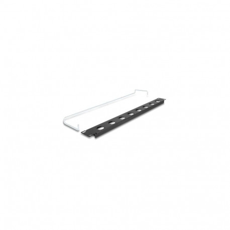 DeLOCK 19″ D-Type Patch Panel with strain relief 8 port 1U black