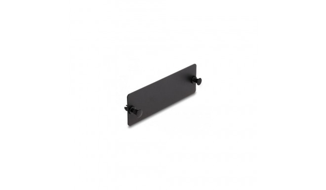 DeLOCK Fiber Optic Blind Panel black