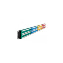 DeLOCK 19″ Patch Panel 48 port Cat.5e 2U coloured