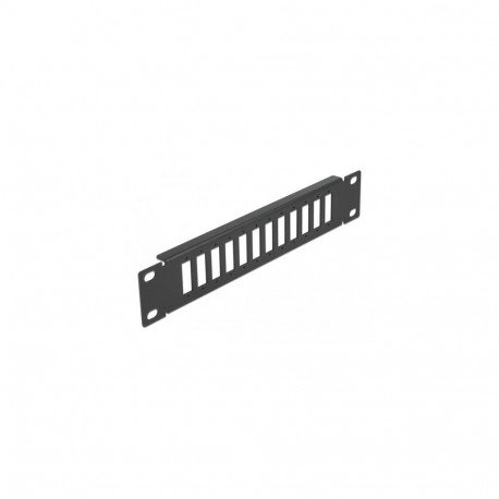 DeLOCK 10″ Fiber Optic Patch Panel 12 Port for SC Duplex / LC Quad 1U black