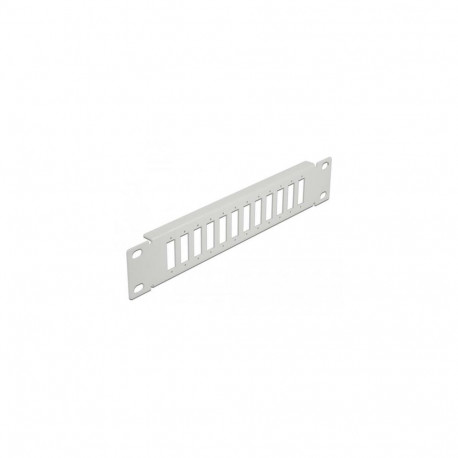 DeLOCK 10″ Fiber Optic Patch Panel 12 Port for SC Duplex / LC Quad 1U grey