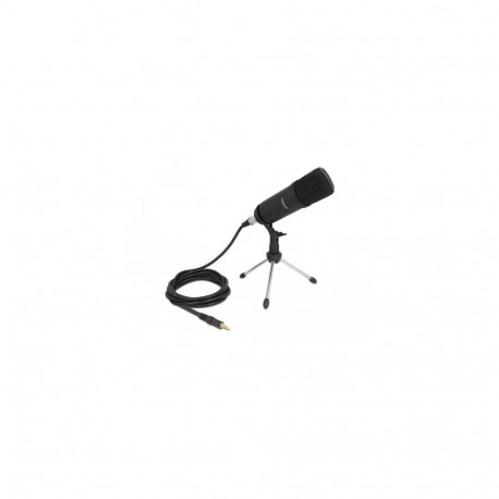DeLOCK Professional Computer Podcasting Microphone with XLR connector and 3 pin stereo jack male + a