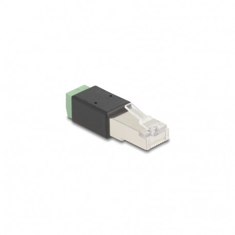DeLOCK RJ45 plug to Terminal Block Adapter 2 pin