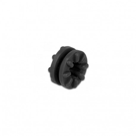 DeLOCK Anti vibration grommet black 10 pieces