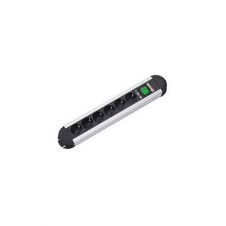 Bachmann PRIMO power extension 1.75 m 6 AC outlet(s) Black, Grey