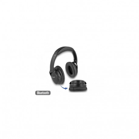 DeLOCK Bluetooth 5.0 Headphones Over-Ear foldable with integrated Microphone and intense Bass, up to
