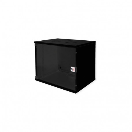 ROLINE 19-inch wall-mounted housing Basic 9 U, 540x400 BxT kit black