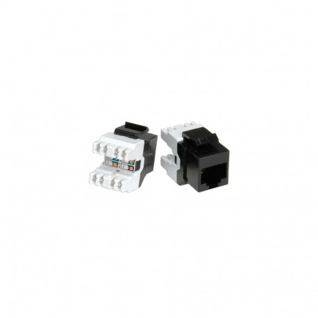 ROLINE Cat.5e Keystone Jack, RJ-45, unshielded black
