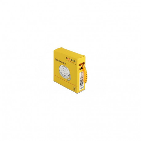 DeLOCK Cable Marker Box, No. 4, yellow, 500 pieces