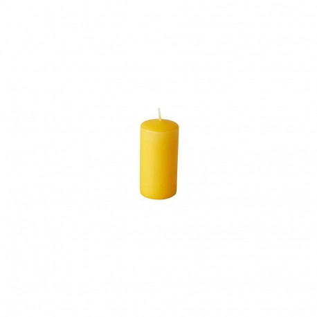 Papstar 17986 wax candle Cylinder Yellow 8 pc(s)