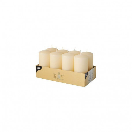 Papstar 17981 wax candle Cylinder Cream 8 pc(s)