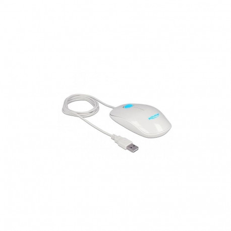 DeLOCK 12537 mouse Office Ambidextrous USB Type-A Optical 1200 DPI