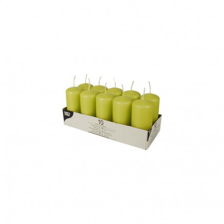 Papstar 10585 wax candle Round Green 10 pc(s)