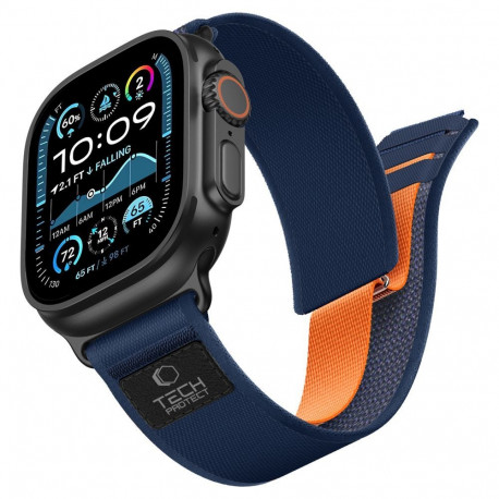 TECH-PROTECT NYLON ELITE APPLE WATCH 8 / 9 / 10 / 11 / 12 / SE / ULTRA (44 / 45 / 46 / 49 MM) NAVY/O