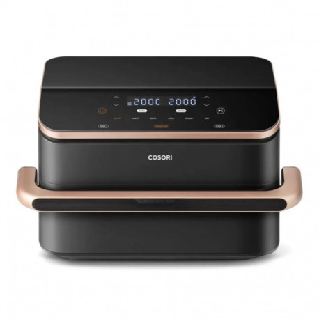 Cosori kuumaõhufritüür Dual Blaze Twinfry Chef Edition 10L kahekambriline eraldiseisev 2800W, tumeha
