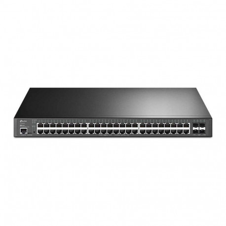 TP-Link JetStream 48-Port Gigabit and 4-Port 10GE SFP+ L2+ Managed Switch with 48-Port PoE+
