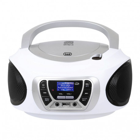 Stereo Portable DAB, CD player in MP3,CD,CD-R/RW format, Digital radio receiver, Wavebands: DAB / DA