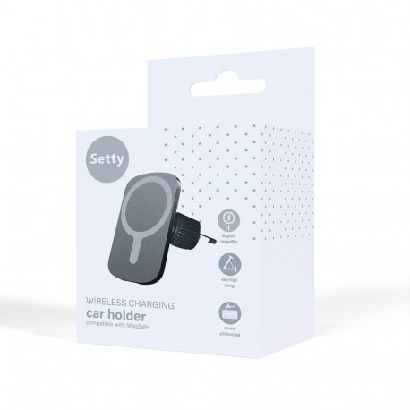 Setty car holder MS with inductive charging IUM1-01 black