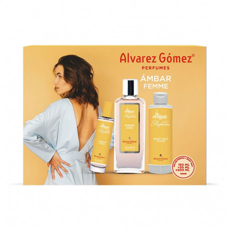 ALVAREZ GOMEZ ÁMBAR FEMME ESTUCHE 3 pz