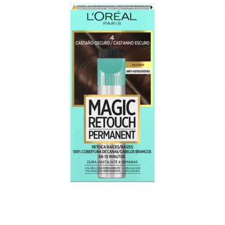 L'ORÉAL PARIS püsiv juuksevärv MAGIC RETOUCH #4, tumepruun, 1tk