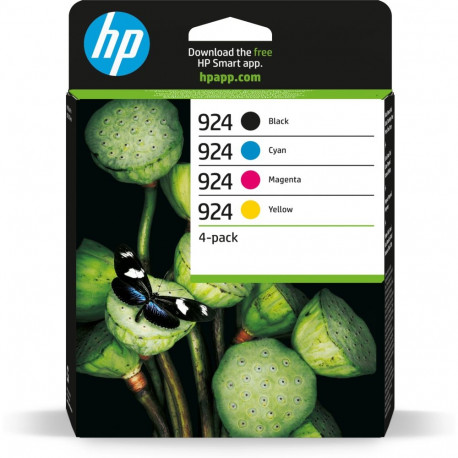 HP tindikassett 924, must ja kolmevärviline