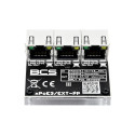BCS võrgukordisti BCS-XPOE3/EXT-PP 10, 100Mbit/s, must