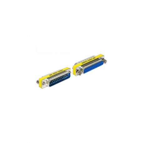 DeLOCK 65484 cable gender changer Sub-D 25 Blue, Silver