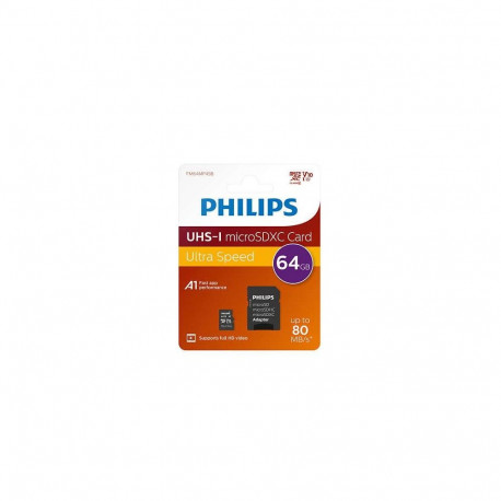 Philips FM64MP45B/00 memory card 64 GB MicroSDXC UHS-I Class 10