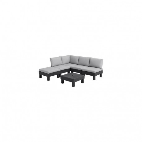 Keter 257361 outdoor furniture set Black, Granite
