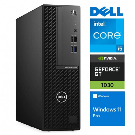 DELL 3080 SFF i5-10500 8GB 256SSD M.2 NVME GT1030 2GB WIN11Pro