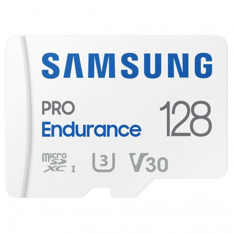 Samsung microSD-kaart PRO Endurance 128GB 100MB/s +adapter