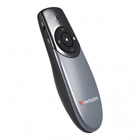 "Verbatim FOCUS Wireless Presenter 5 Tasten silber"