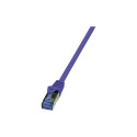 Logilink patch-kaabel Cat.6A S/FTP PrimeLine 5,00m, lilla