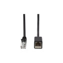 "Logilink Cat.6A premium patch cable extension, black, 2 m"