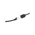 "Logilink Cat.6A premium patch cable extension, black, 2 m"