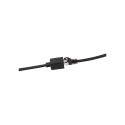 "Logilink Cat.6A premium patch cable extension, black, 2 m"