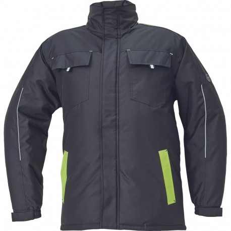 Cerva Max Vivo talvejope must/kollane 4xl