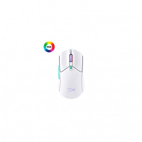 HyperX Pulsefire Haste 2 Core Wls - Gaming Mouse (Wht/Grn/Pur)