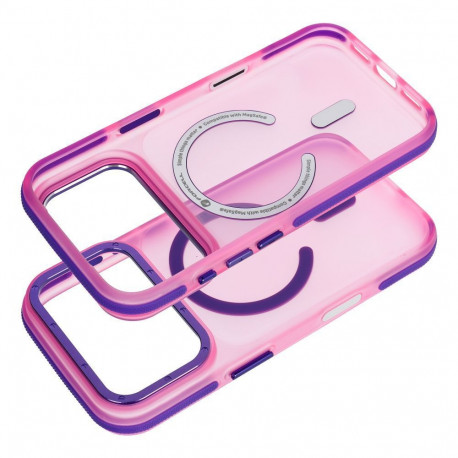 Case for iPhone 13 / 14 Forcell F-Protect Vivid Premium compatible with MagSafe pink