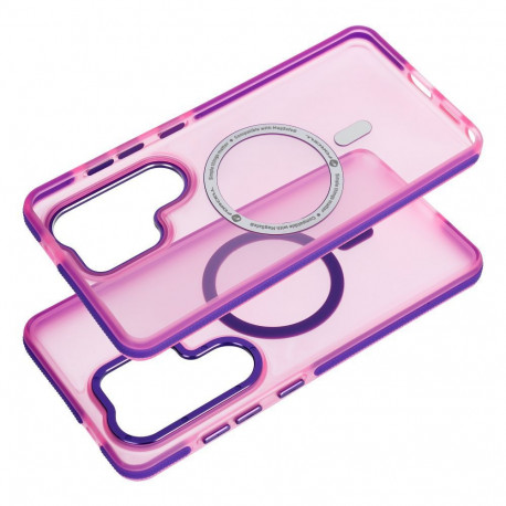 Case for Samsung S26 FE Forcell F-Protect Vivid Premium compatible with MagSafe pink