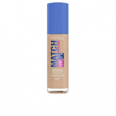 RIMMEL LONDON MATCH PERFECTION foundation #101-Classic Ivory 30 ml