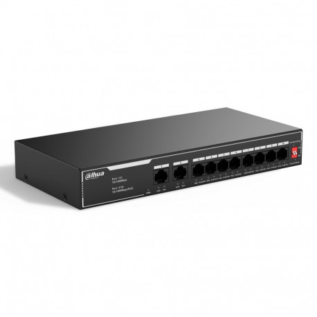 Switch|DAHUA|SF1010LP|Switch type Unmanaged|Switch layer L2|10xRJ-45 ports|RJ-45 Ports Type Fast Eth