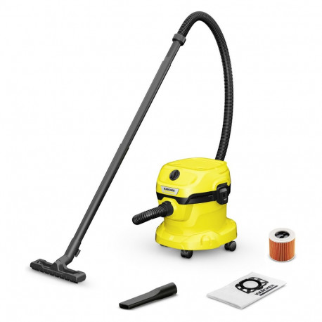 Kärcher tolmuimeja WD2 Plus V-12/4/18/C, kollane
