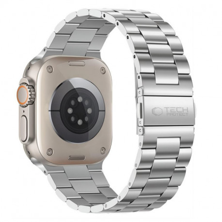 Tech-Protect kellarihm Stainless Apple Watch 44/45/46/49mm, hõbedane