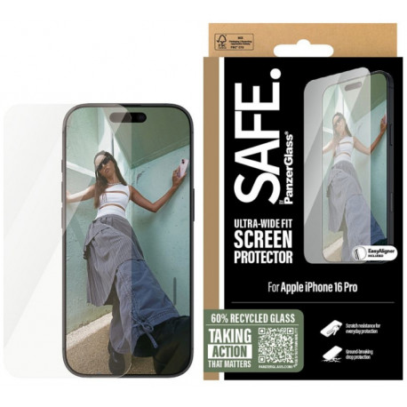 PanzerGlass kaitseklaas SAFE. Ultra-Wide Fit Apple iPhone 16 Pro