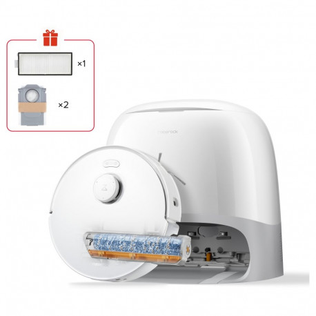 "Roborock Qrevo Curv 2 FlowX Saug-/Wischroboter Wischsystem Absaugstation weiß"