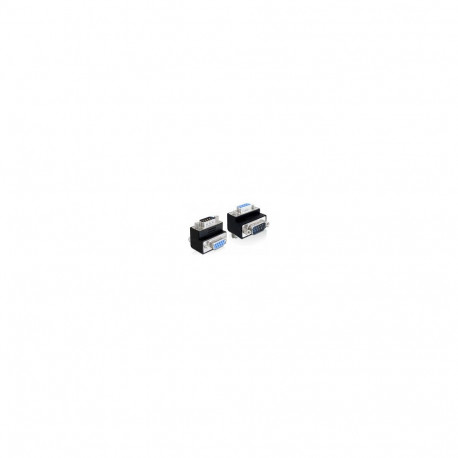 D-Sub 9 Pin pistik - pesa, 90° nurgaga