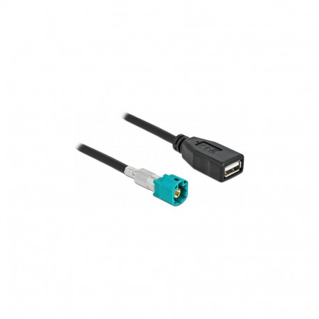 "Kabel HSD Z Stecker zu USB 2.0 Typ-A Buchse 0,5 m Premium"