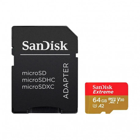 "CARD 64GB SanDisk Extreme PLUS microSDXC 200MB/s +Adapter"
